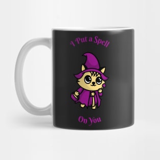 I Put A Spell On You Witch Cat Mug